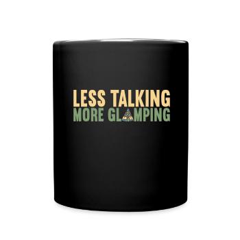 Glamping Glamper - Full Colour Mug - black - Front