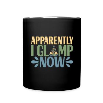 Glamping Glamper - Full Colour Mug - black - Front