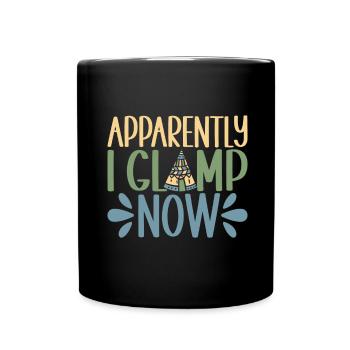 Glamping Glamper - Full Colour Mug - black - Front