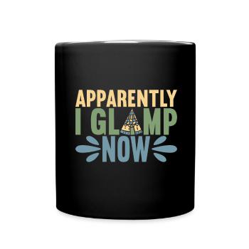 Glamping Glamper - Full Colour Mug - black - Front
