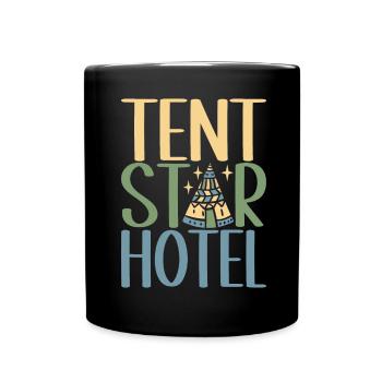 Glamping Glamper - Full Colour Mug - black - Front