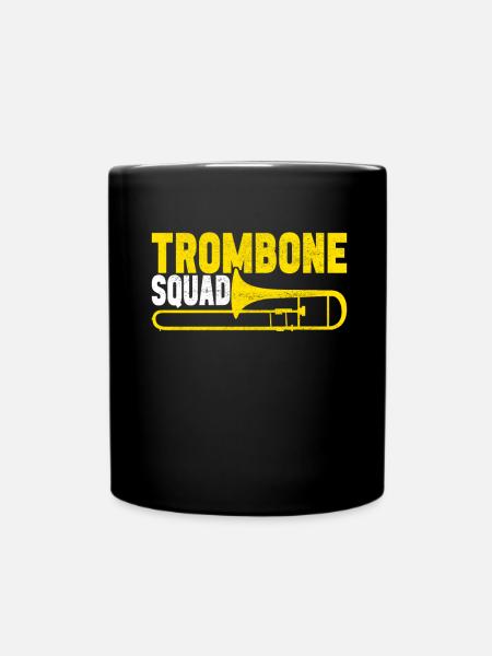 Posaune Trombone - Tasse einfarbig - Schwarz
