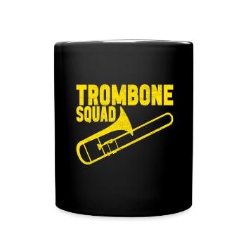 Posaune Trombone - Mug uni - noir - Devant