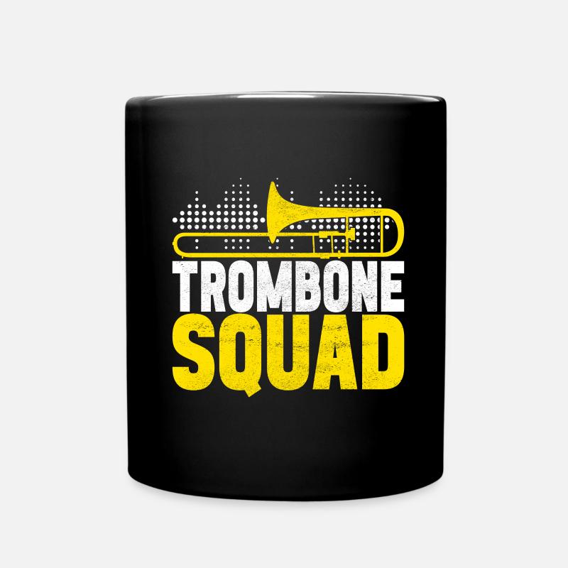 Posaune Trombone - Tasse einfarbig - Schwarz