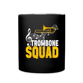 Posaune Trombone - Mug uni - noir - Devant