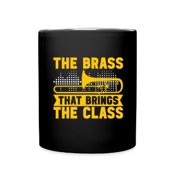 Posaune Trombone - Full Colour Mug - black - Front