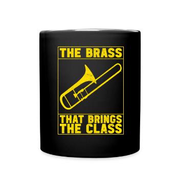 Posaune Trombone - Mug uni - noir - Devant