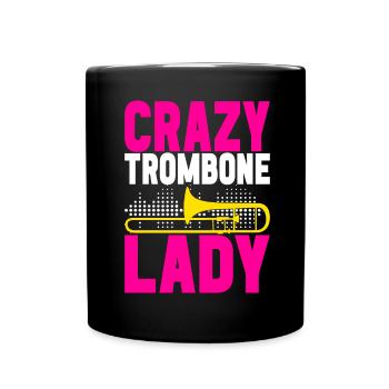 Posaune Trombone - Mug uni - noir - Devant