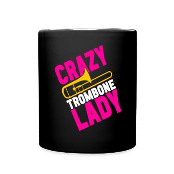 Posaune Trombone - Mug uni - noir - Devant