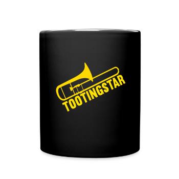 Posaune Trombone - Mug uni - noir - Devant