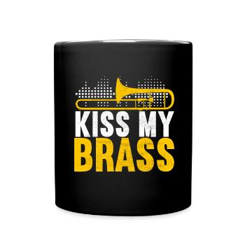 Posaune Trombone - Mug uni - noir - Devant