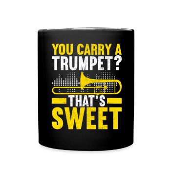 Posaune Trombone - Mug uni - noir - Devant