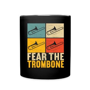 Posaune Trombone - Full Colour Mug - black - Front
