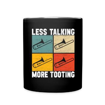 Posaune Trombone - Mug uni - noir - Devant
