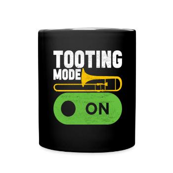 Posaune Trombone - Mug uni - noir - Devant
