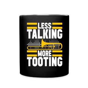 Posaune Trombone - Mug uni - noir - Devant