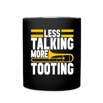 Posaune Trombone - Mug uni - noir - Devant