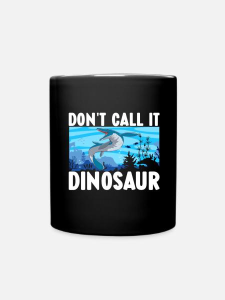 Mosasaurus Dinosaurier - Tasse einfarbig - Schwarz