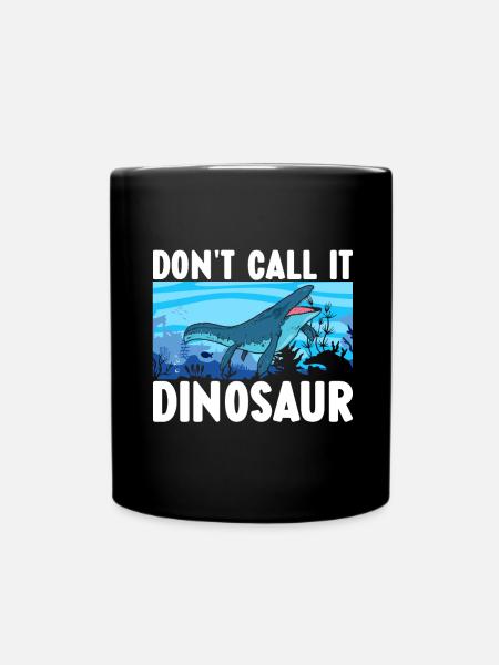 Mosasaurus Dinosaurier - Tasse einfarbig - Schwarz