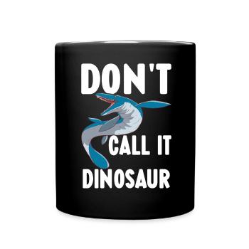 Mosasaurus Dinosaurier - Tasse einfarbig - Schwarz - Vorne