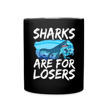 Mosasaurus Dinosaurier - Tasse einfarbig - Schwarz - Vorne