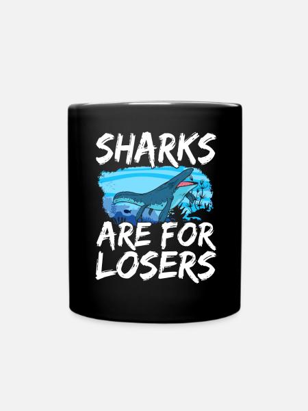 Mosasaurus Dinosaurier - Tasse einfarbig - Schwarz