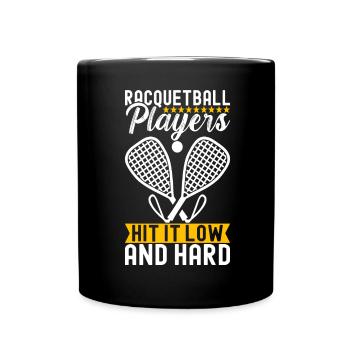 Racquetball Joueur de racquetball - Mug uni - noir - Devant