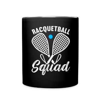 Racquetball Racquetball Player - Full Colour Mug - black - Front