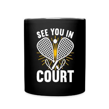 Racquetball Joueur de racquetball - Mug uni - noir - Devant