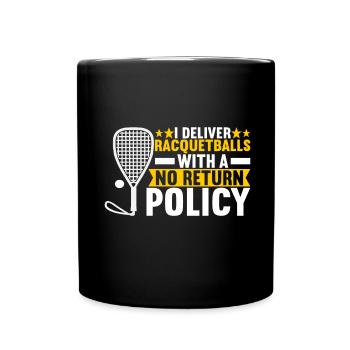 Racquetball Racquetball Player - Full Colour Mug - black - Front