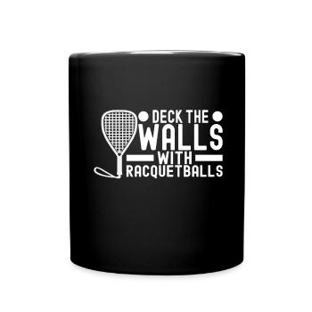 Racquetball Racquetball Player - Full Colour Mug - black - Front