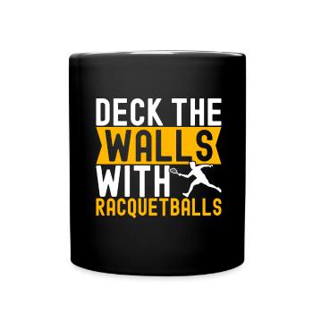 Racquetball Racquetball Player - Full Colour Mug - black - Front