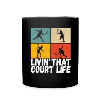 Racquetball Racquetball Player - Full Colour Mug - black - Front