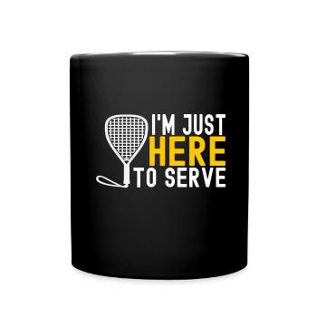 Racquetball Racquetball Player - Full Colour Mug - black - Front