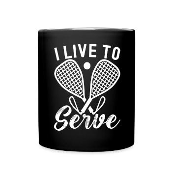 Racquetball Racquetball Player - Full Colour Mug - black - Front
