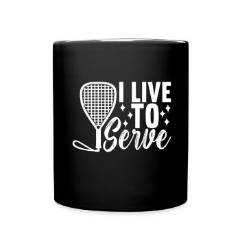 Racquetball Racquetball Player - Full Colour Mug - black - Front