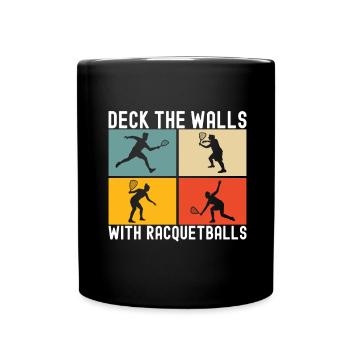 Racquetball Racquetball Player - Full Colour Mug - black - Front