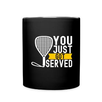Racquetball Racquetball Player - Full Colour Mug - black - Front