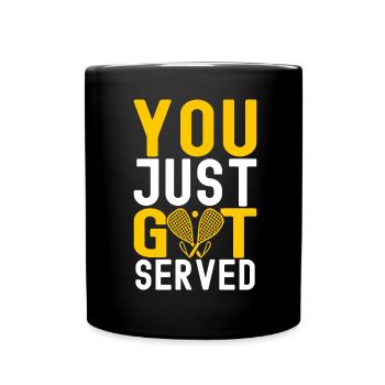 Racquetball Racquetball Player - Full Colour Mug - black - Front