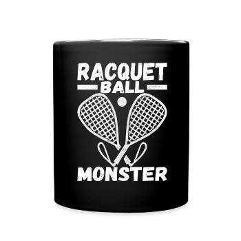Racquetball Racquetball Player - Full Colour Mug - black - Front