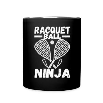 Racquetball Racquetball Player - Full Colour Mug - black - Front
