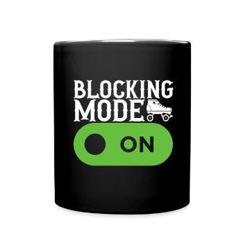Roller derby - Mug uni - noir - Devant