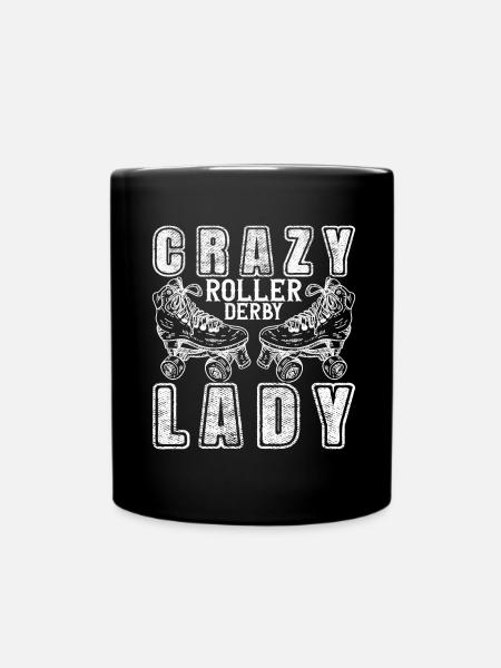 Roller derby - Mug uni - noir