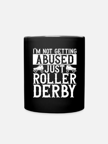 Roller Derby - Tasse einfarbig - Schwarz