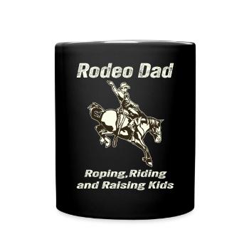 Rodeo Papa Idée cadeau unique pour papa - Mug uni - noir - Devant