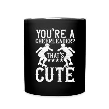 Roller Derby - Tasse einfarbig - Schwarz - Vorne