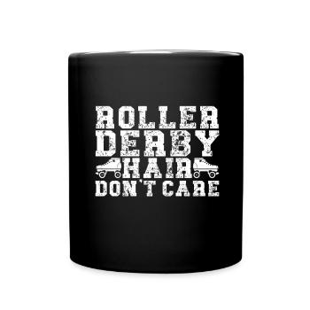 Roller derby - Mug uni - noir - Devant