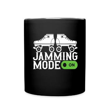 Roller derby - Mug uni - noir - Devant