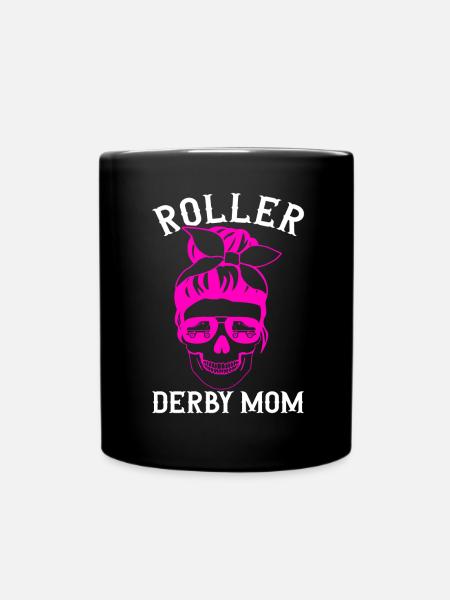 Roller derby - Mug uni - noir
