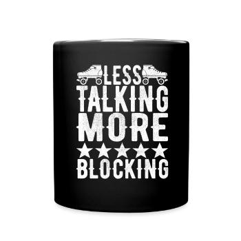 Roller derby - Mug uni - noir - Devant